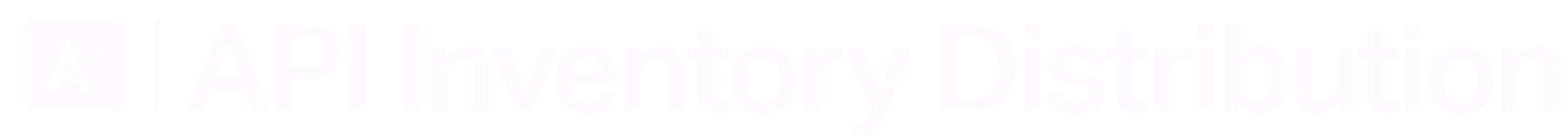 API Inventory Distribution